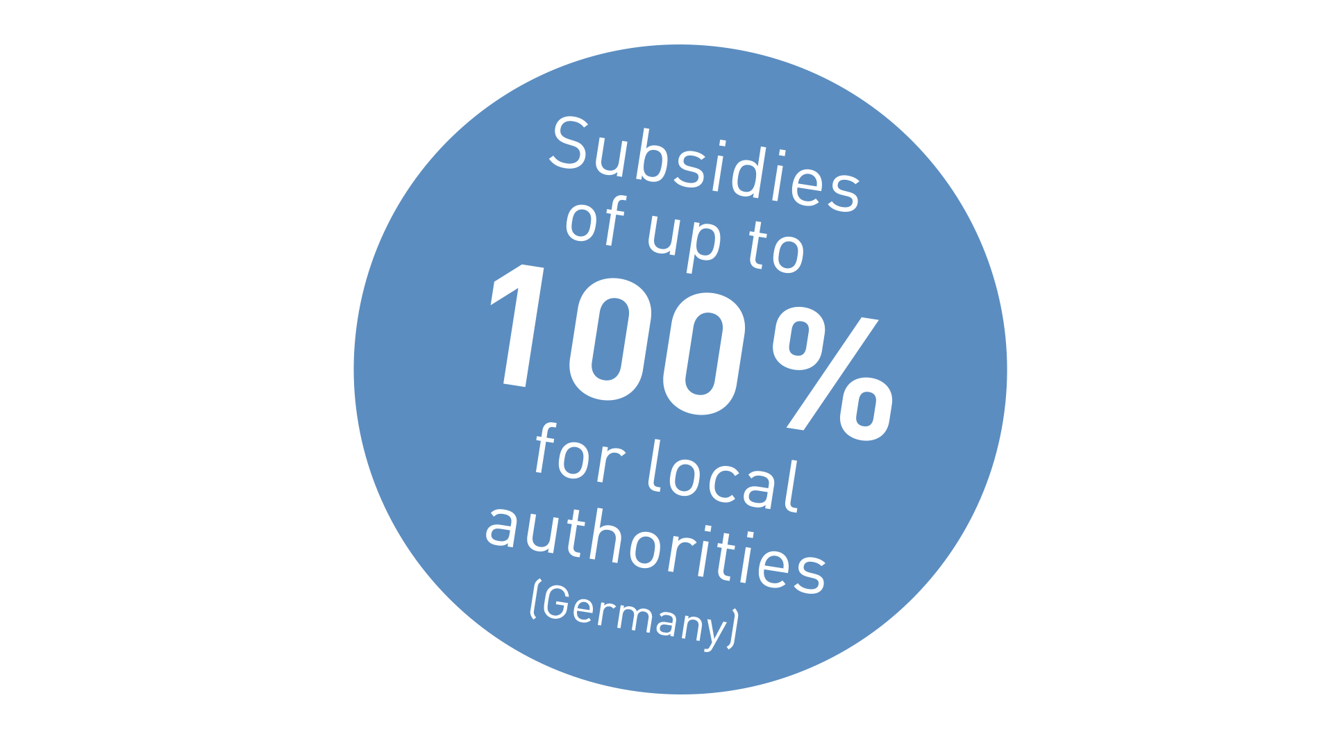 Subsidies for local authorities